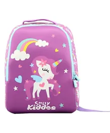 Smily Kiddos Junior Backpack Unicorn Print Purple - 13.7 inches