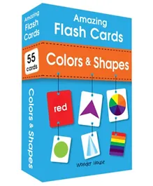 Amazing Flash Cards Colors & Shapes - 55 Cards