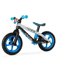 Chillafish Bmxie-rs BMX Balance Bike With Airless Rubber Skin - Blue