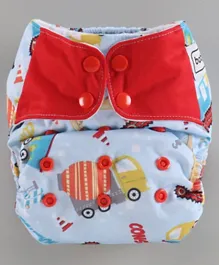 Babyhug Free Size Reusable Cloth Diaper With Insert - Sky Blue