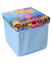 Babyhug Sto-Sit Foldable Storage Box Cum Stool - Mermaid Life