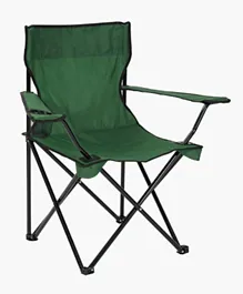 HomeBox Camo Camping Chair with Arms & Cup Holder