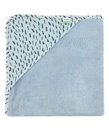 Trixie Hooded Towel With Wash Cloth - Blue Meadow