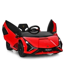 Baybee Licensed Lamborghini Sian Electric Ride-On - Red