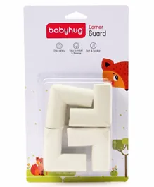 Babyhug Corner Edge Protector Pack Of 4 - White