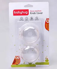 Babyhug Stove Or Oven Knob Cover - White
