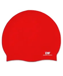 قبعة سباحة سيليكون من دوسون سبورتز - أحمر
