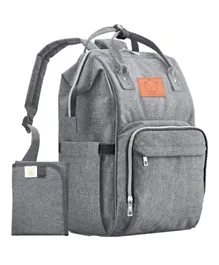 Keababies Original Diaper Backpack - Classic Gray