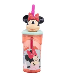 Disney Minnie Mouse Being More Minnie 3D Figurine Tumbler - 360mL