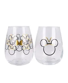 Stor Minnie Mouse Young Adult Crystal Glass Pack of 2 - 510mL Each
