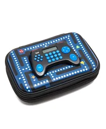 يولو - مقلمة مع آلة حاسبة بطبعة ألعاب - أسود وأزرق