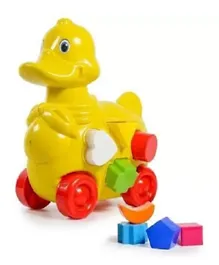 Green Duck Shape Sorter Toy - 9 Pieces