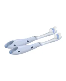 The First Years Toddler Toothbrush Pack of 2 - White