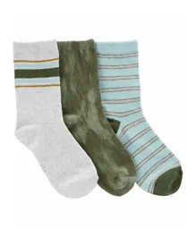 Carter's 3 Pack Striped Socks - Multicolor