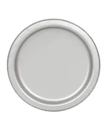 Unique Plates Silver - Pack of 16