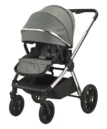 Gokke Reversible Baby Stroller  BJ02GS - Grey/Silver