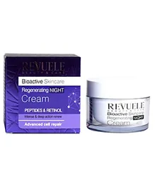 REVUELE Bioactive Skincare Retinol & Peptides Regenerating Night Cream - 50mL
