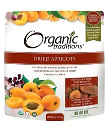 Organic Traditions Dried Apricots - 227g