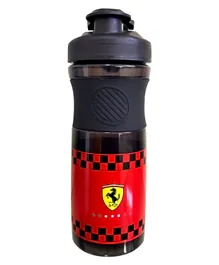 Ferrari Plastic Home Track Water Bottle - Red and Black