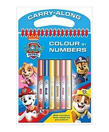 Alligator Books Paw Patrol Colour By Numbers