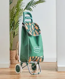 HomeBox Amity Leaf Shopping Trolley With Wheels