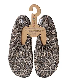 Slipstop Snake Pool Shoes - Brown