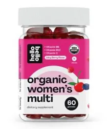 Hello Bello Organic Women's Multivitamin Gummies - 60 Pieces