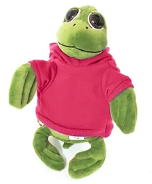 Caravaan Turtle with Hoodie Red & Green -  20 cm