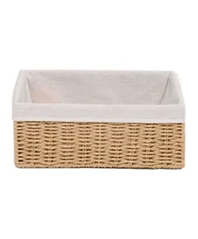 Homesmiths Storage Basket with Liner - Brown