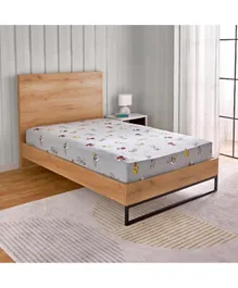 هوم بوكس - شرشف سرير مزدوجة مجهزة برسومات لوني تونز