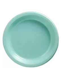 Party Centre Robin's Egg Blue Plastic Plates - Pack of 20
