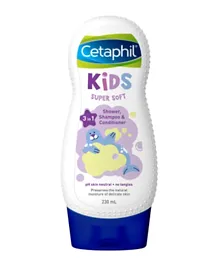 Cetaphil Kids Super Soft 3 In 1 Shampoo & Conditioner - 230mL