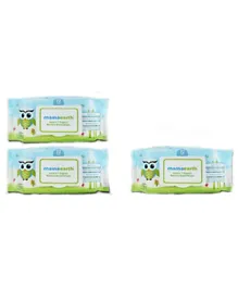 Mamaearth Organic Bamboo Based Baby Wipes Pack of 3 – 216 Pieces
