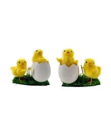 Party Magic Easter Chicks Decoration - 4 Pieces