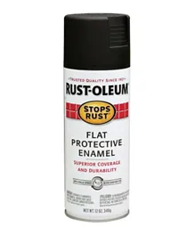 RustOleum Stops Rust Flat Spray - Black