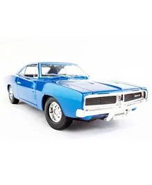 Maisto Die Cast  1:18 Scale Special Edition 1969 Dodge Charger RT - Blue