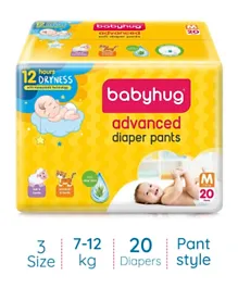 Babyhug Advanced Pant Style Diapers Size 3 - 20 Pieces