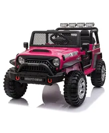 Megastar Prowler 12 V 4Wd Ride On Kids Electric Toy Jeep 2 Seater with Remote Control- Pink