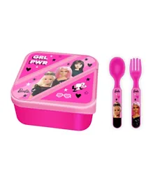Barbie Lunch Box with Cutlery