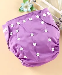 Babyhug Free Size Reusable Cloth Diaper With Insert - Purple
