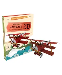 Sassi Travel, Learn And Explore 3D Build An Airplane with Book - 14 Pages