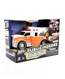 SUPERLEADER Mini Public Heros Vehicles Ambulance