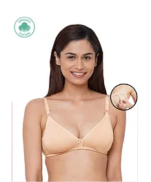 Inner Sense Organic Antimicrobial Soft Nursing Bra - Skin