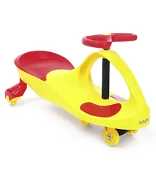 Babyhug Champ Swing Car - Yellow Red