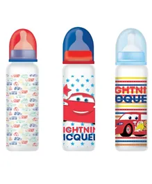 Disney Cars Baby Feeding Bottle Pack of 3 - 250 ml