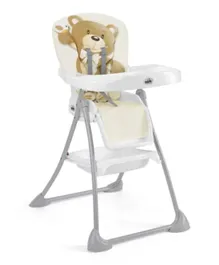 Cam Mini Plus Baby High Chair for 0-3 Years, Adjustable Height, 5-Point Safety Harness, Removable Seat Pad