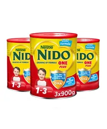 Nido One Plus Dha Pack of 3 - 2700g