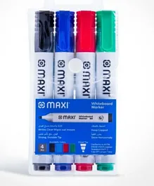 Maxi Whiteboard Markers - 4 Pieces