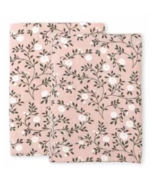 A Little Lovely Company Muslin Cloth Blossom Dusty Pink - Set of 2