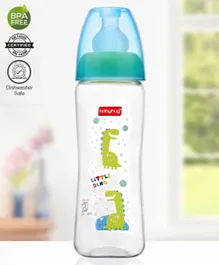 Babyhug Square Sterilizable Feeding Bottle Blue - 250 ml